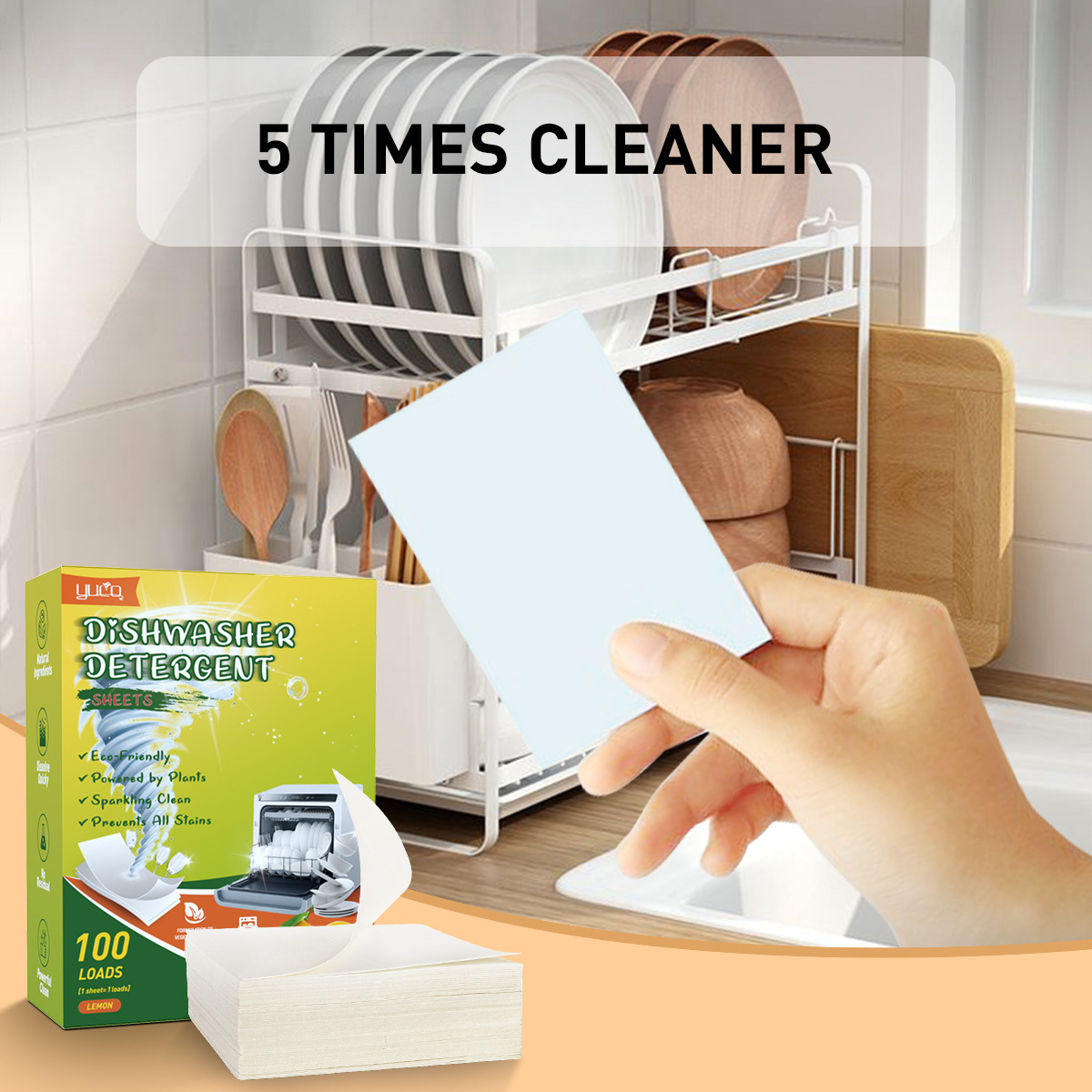 Dishwasher Dishwasher Cleaning Tablets Degreasing Decontamination Brightening Multifunctional Cleaning Tablets Dishwashing Tablets Factory Wholesale in stock