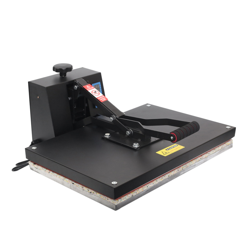 High-pressure flat ironing machine 40*60 small manual T-shirt clothing printing pattern embossing heat transfer pressing machine
