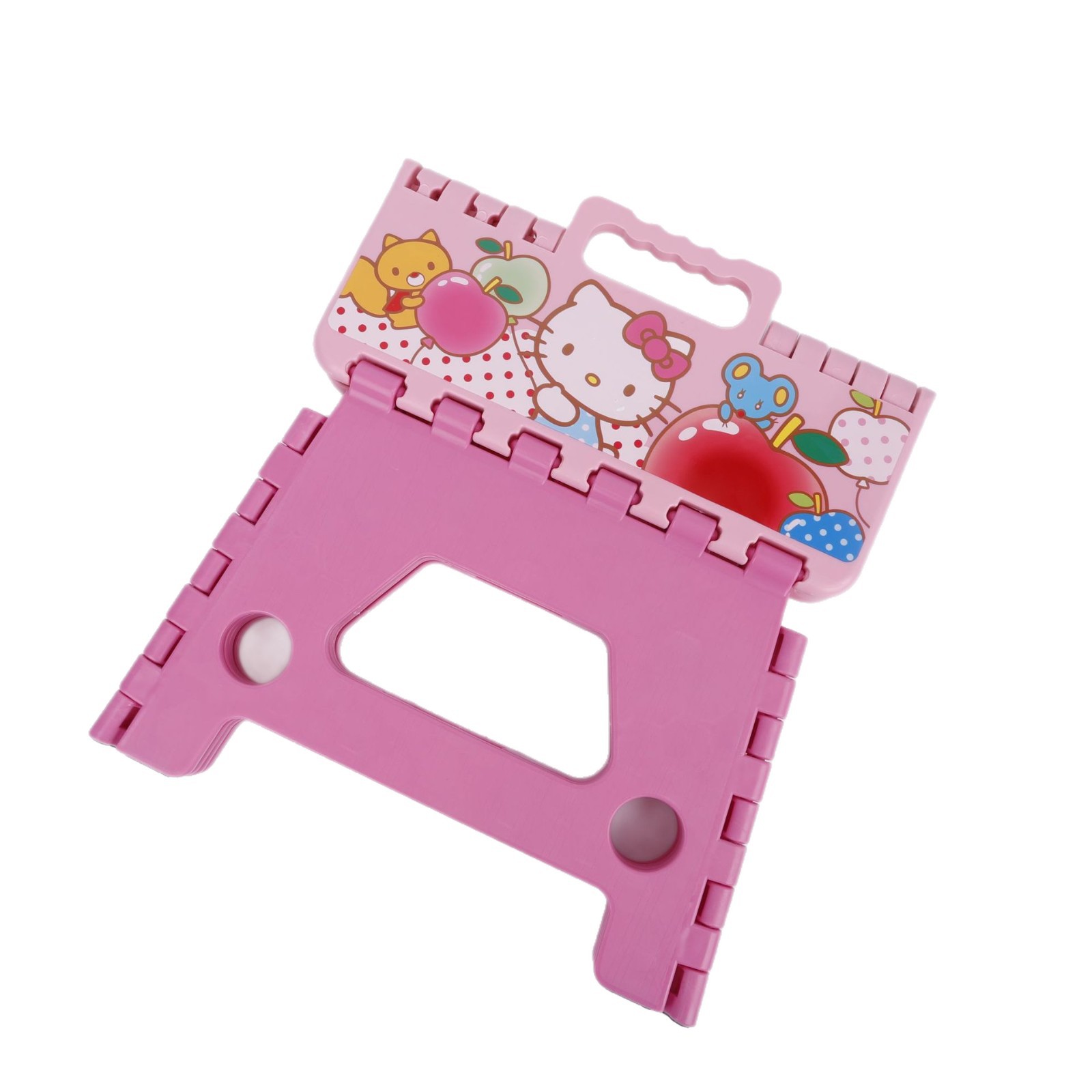 Export Thickened Cartoon Plastic Folding Stool for Children and Adults Indoor and Outdoor Small Stool Chair Non-Slip and Environmentally Friendly