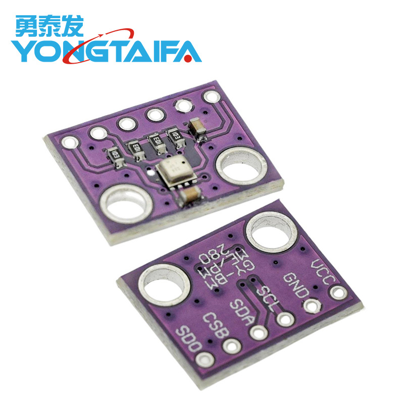 Gy-Bme/Bmp280 3.3V-5V Temperature, Humidity and Atmospheric Pressure Sensor Module