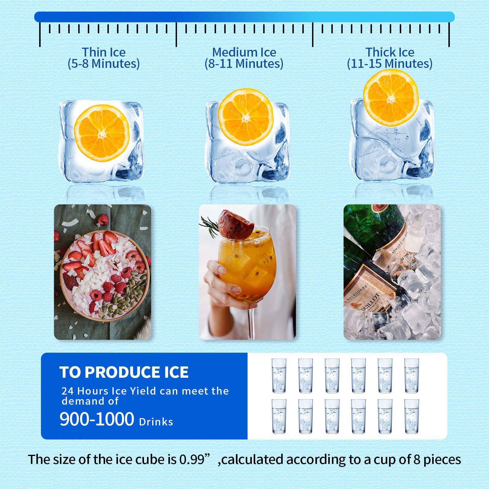 Bingzhile Ice Machine Commercial Large 40kg Milk Tea Shop Bar Ktv Vertical Machine 40kg Fully Automatic 40,000