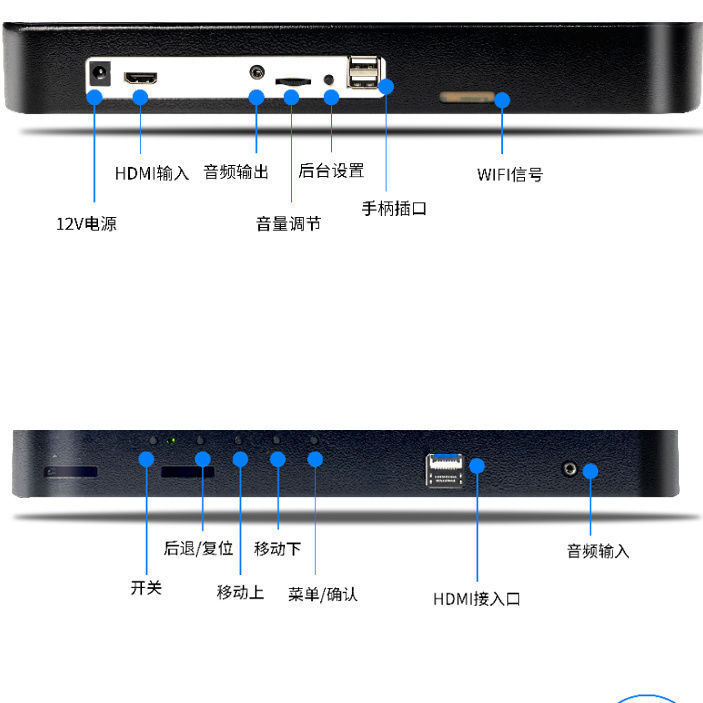 New Double Folding Large Home Large Screen All-In-One Portable Desktop Dual System Game Console Tv