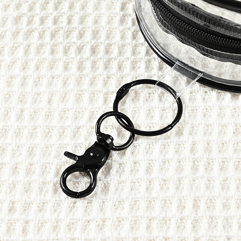 Transparent Pvc Sewing Packaging Bag Customized Ins Large Capacity Waterproof Zipper Bag Portable Travel Cosmetics Toiletry Bag