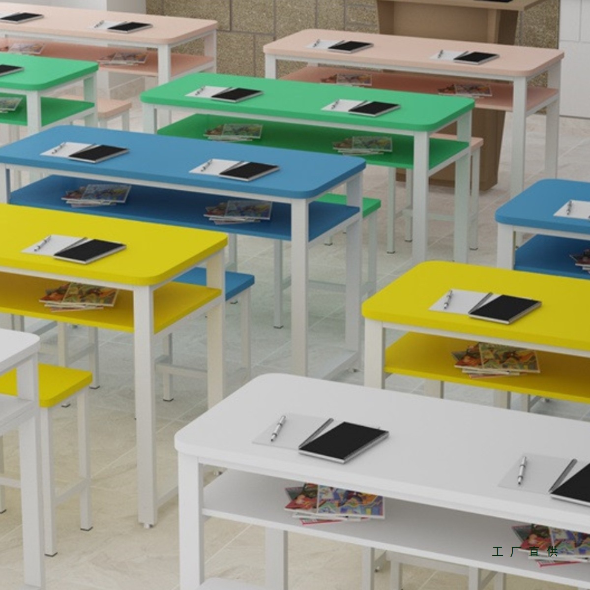 Комбинация стола и стула для начальной и средней школы, оптовая продажа от производителя, столы для студентов