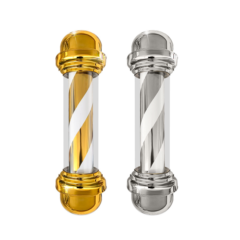 Hairdressing New Beauty Salon Wall-Mounted Rotating Light Hair Salon Rotating Light Barber Manufacturer Led Light Box Barber Pole