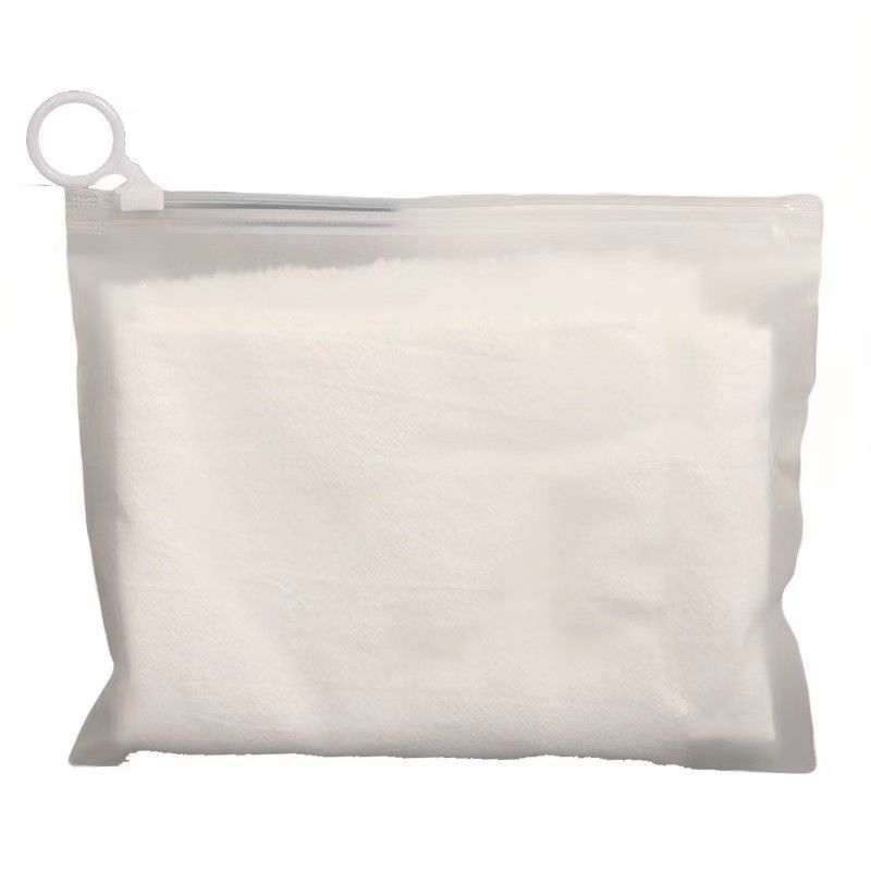 In stock pull ring EVA double-sided frosted mask bag towel zipper bag socks cosmetic pull ring storage bag