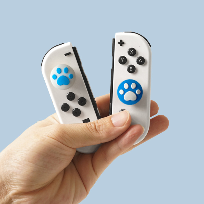 Switch Game Console Rocker Cap Joy-Con Lite Ns Oled Handle Silicone Cat Claw Button in Bulk