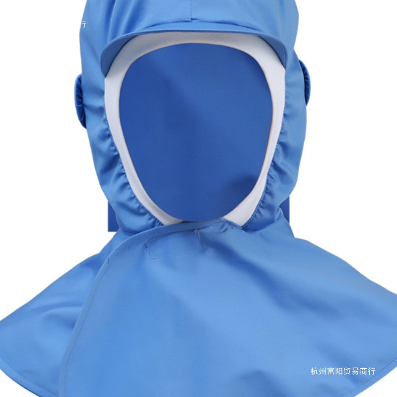 Factory Workshop Food Factory Brim Shawl Hat Work Hat Industrial Cloak Hood Hat Dustproof Hat Breathable Labor Protection