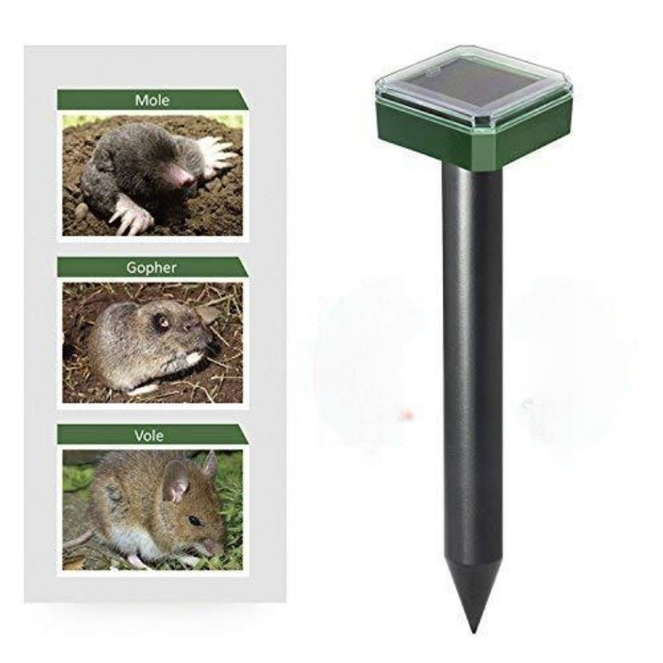 Manufacturer Wholesale Solar-Powered Rat Repeller Amazon Square Ultrasonic Animal Repeller Snake Repellent Device