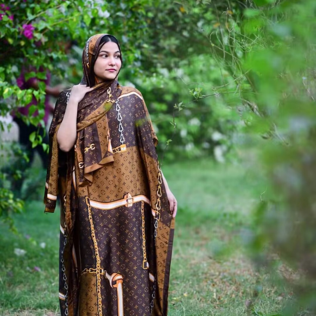 Abaya Muslim Summer Long Dress African Muslim 2024 Spring Summer Sun Protection Shawl plus size Two-piece Set