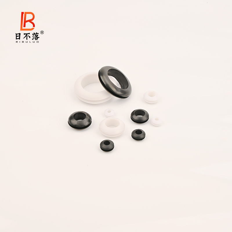 Double-sided protective coil inner diameter 3mm ~ 80mm coil outlet ring protective sleeve protective sleeve rubber ring black and white one
