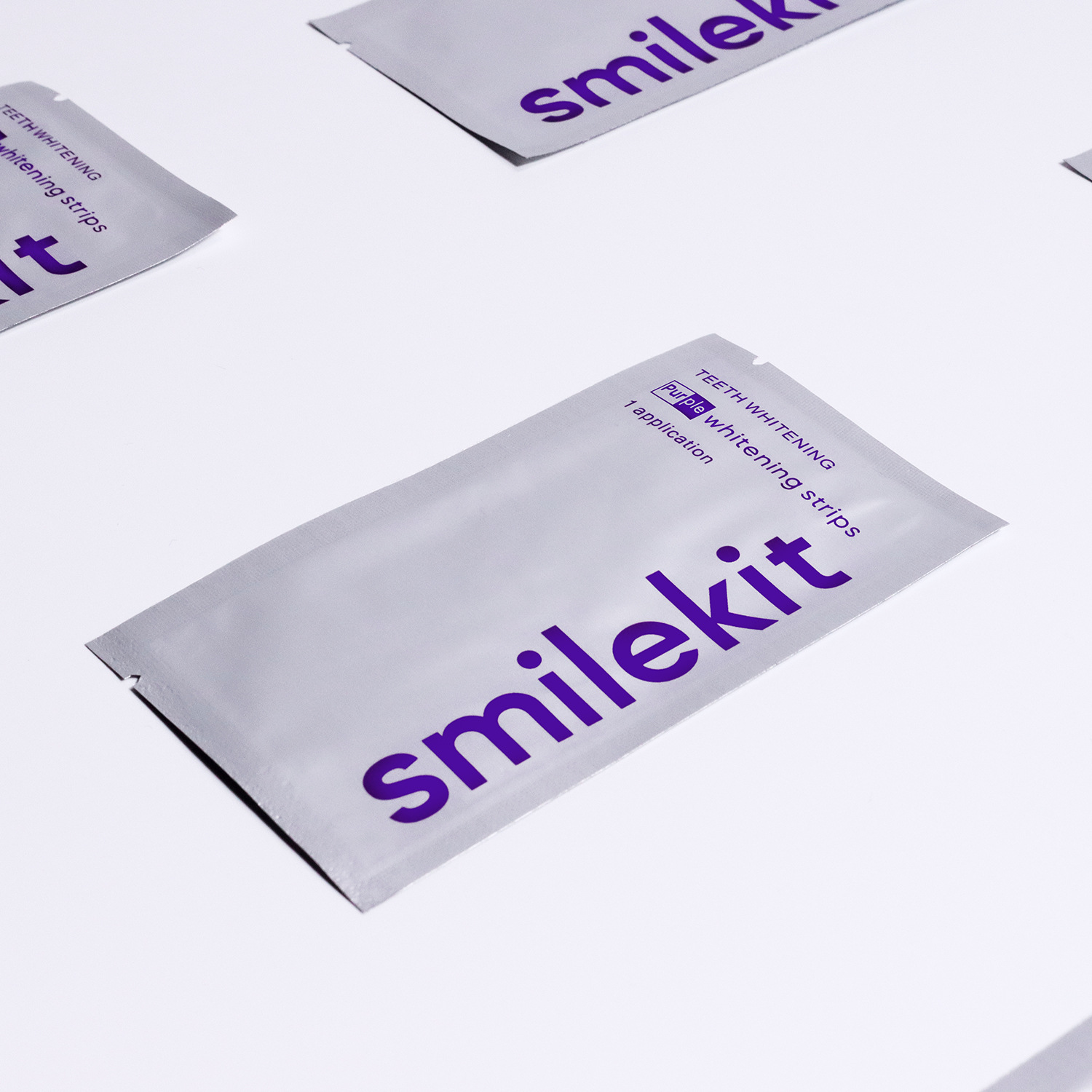 Cross-Border New Product V34 Purple Teeth Whitening Strips V34 Whitening Strips Purple Small Box Teeth Whitening Strips