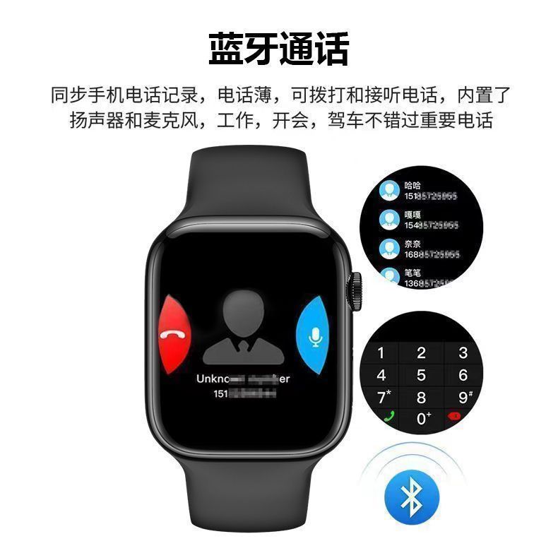 Non-Invasive Needle-Free Wholesale Blood Glucose Watch Huaqiangbei Blood Pressure Uric Acid Heart Rate Sleep Smart Watch for Middle-Aged and Elderly People
