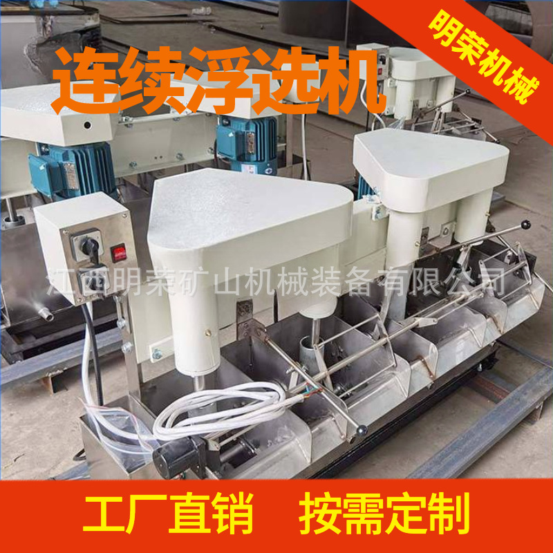 Small Quantity Flotation Mineral Sample Continuous Flotation Machine Fx3-2 Continuous Flotation Machine Price Mechanical Stirring Flotation Machine