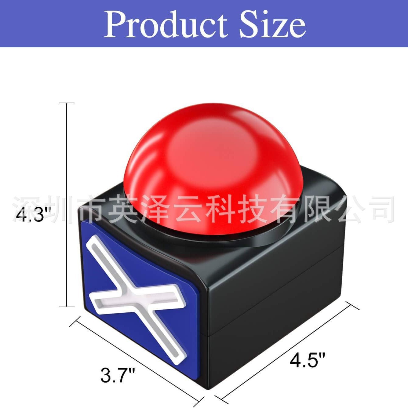 Manufacturer's Ready-Made Sound Box Button, Talent Show Answering Device, Pressure Vent Device, Game Response Buzzer Squeeze