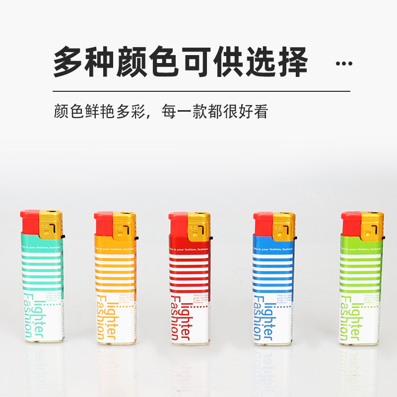 Factory wholesale Bozhong 666 large high temperature thickened windproof lighter can be aerated wide version lighter can be exported