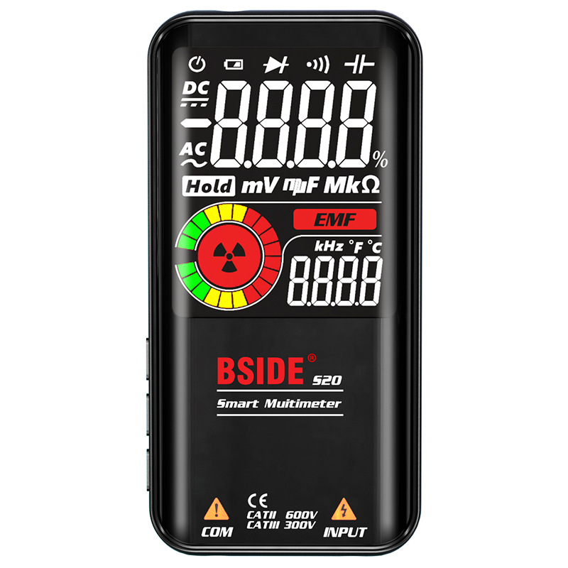 Germany's 2026 New Bside S20 Smart Large-Screen Multimeter Electromagnetic Radiation Color Screen Multimeter Multimeter