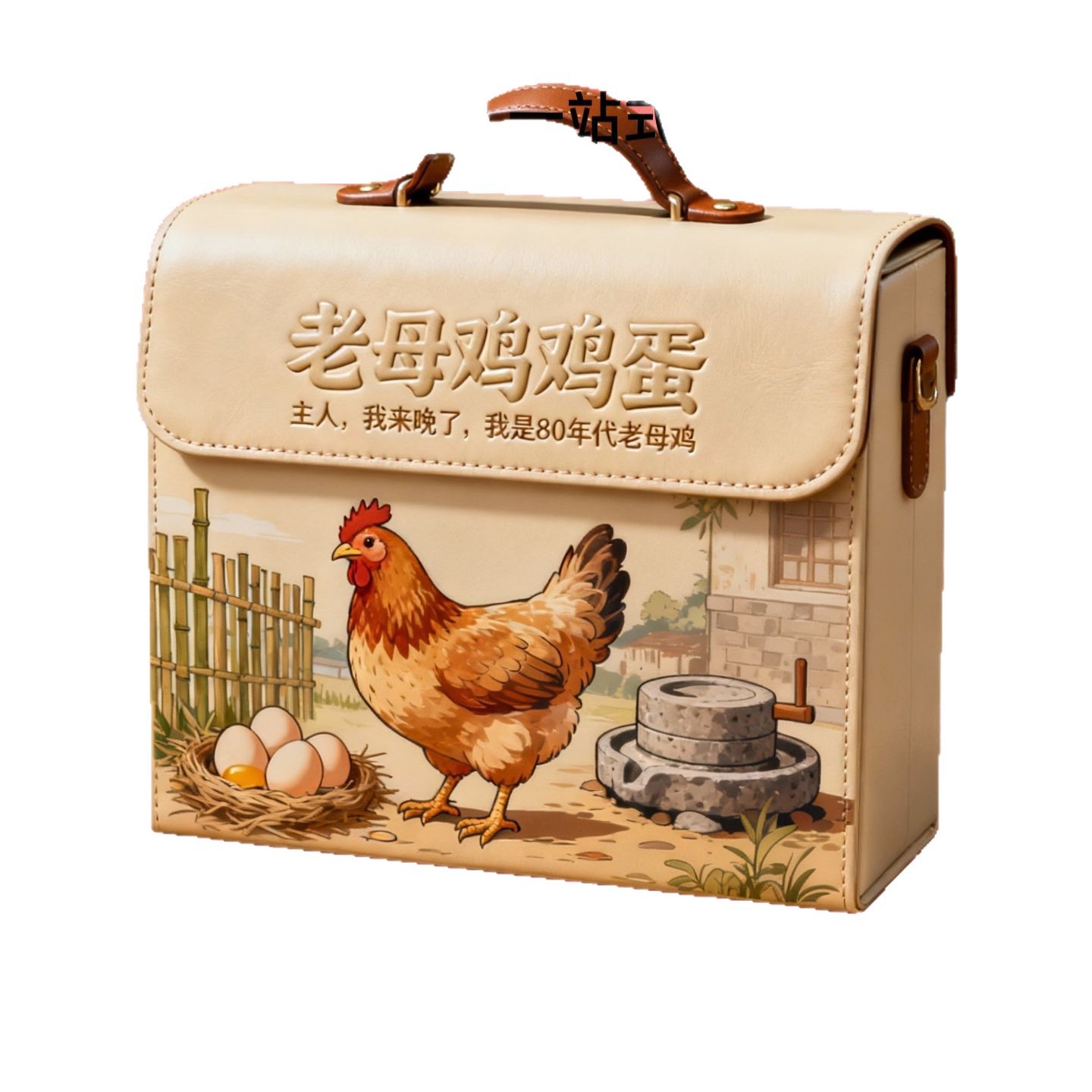 Sky and Earth Cover Airplane Box Satchel Egg Packaging Box Gift Box Empty Box 18 Pieces Green Shell Native Eggs High-End Gift Box