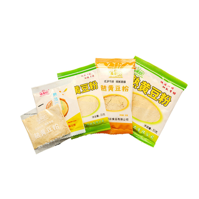Cooked soybean powder commercial glutinous rice glutinous rice glutinous rice glutinous rice glutinous rice glutinous rice ready-to-eat meal replacement factory 20g breakfast brown sugar glutinous rice glutinous rice soybean powder