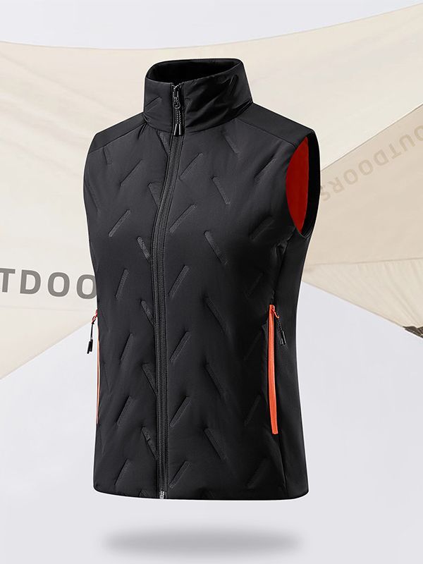 2023 new autumn and winter cotton vest sports leisure couple Men's cotton vest women's sports cotton vest