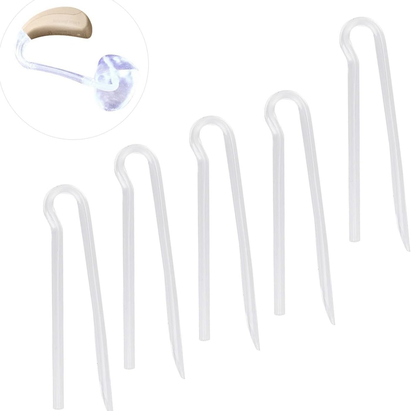 Hearing aid R-type tube sound guide tube PVC hose sound tube ear back machine sound guide tube 3.1/3.3/3.6mm hearing aid