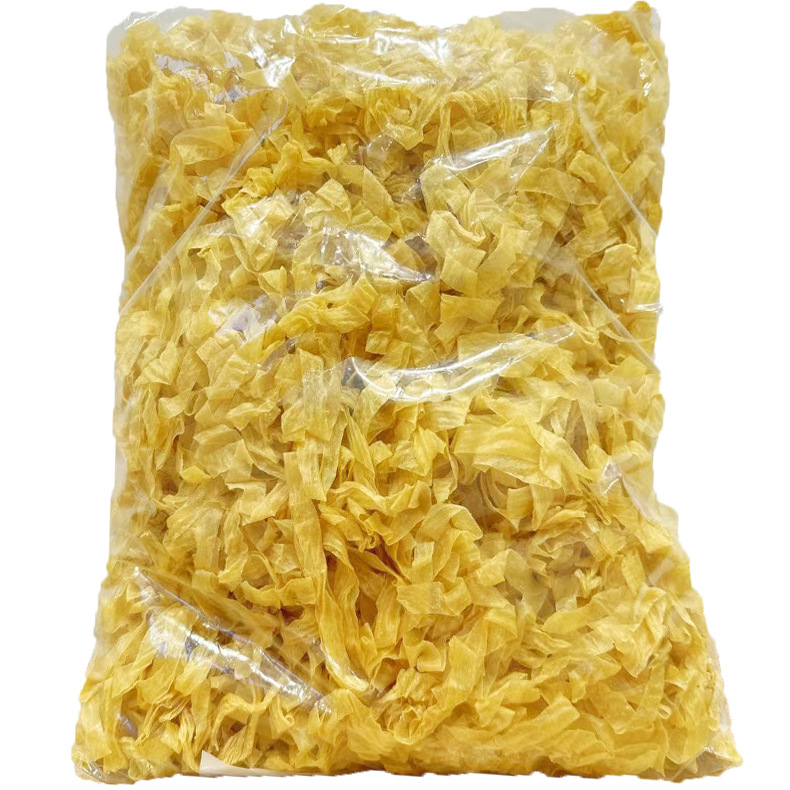 Authentic Unsalted Soybean Skin Shreds, Soybean Products, Dried Goods, Soybean Vegetarian Meat, Protein Meat, Hot Pot Spicy Hot Pot Vegetarian Meat and Soybean Skin