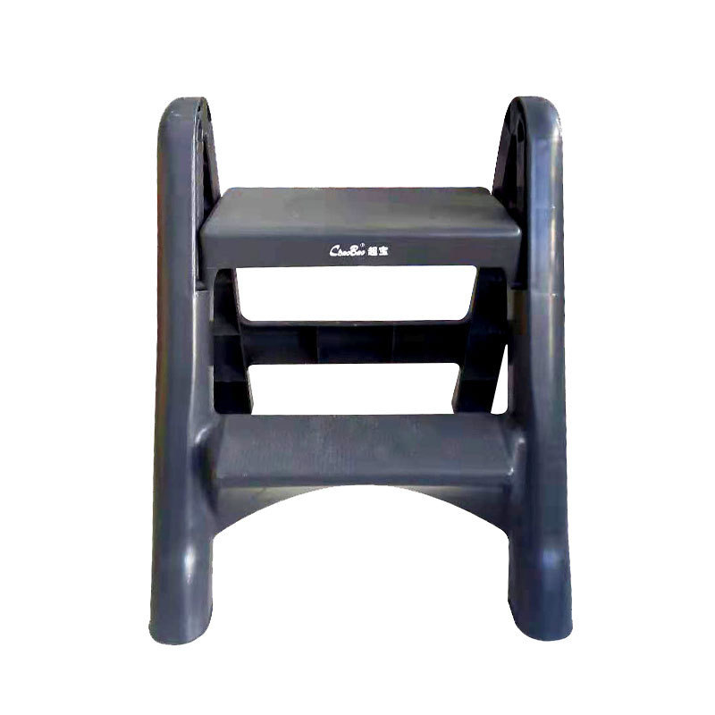 Chaobao Two-Step Ladder Stool Foot Ladder Convenient Thickened Plastic Folding Ladder Home Office Cleaning High and Low Stool