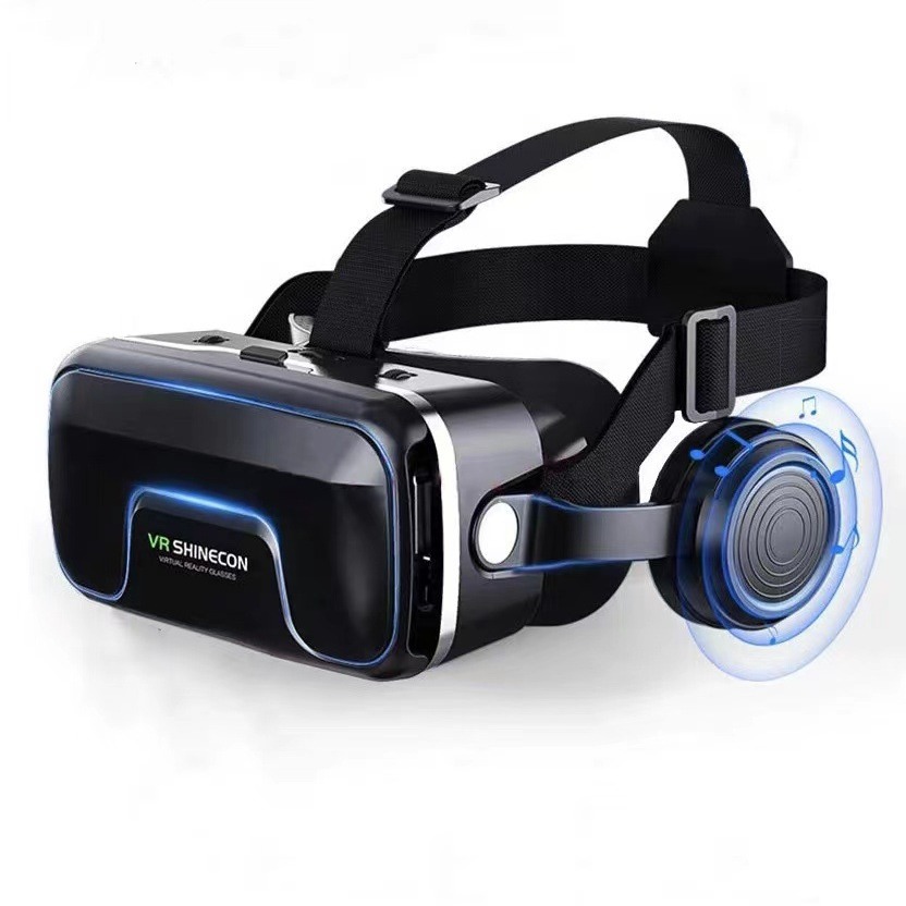 Vrshinecon Cross-Border Stereo Theater 3D Glasses Qianhuan 5Th Generation Vr Glasses Head-Mounted Helmet Digital Glasses