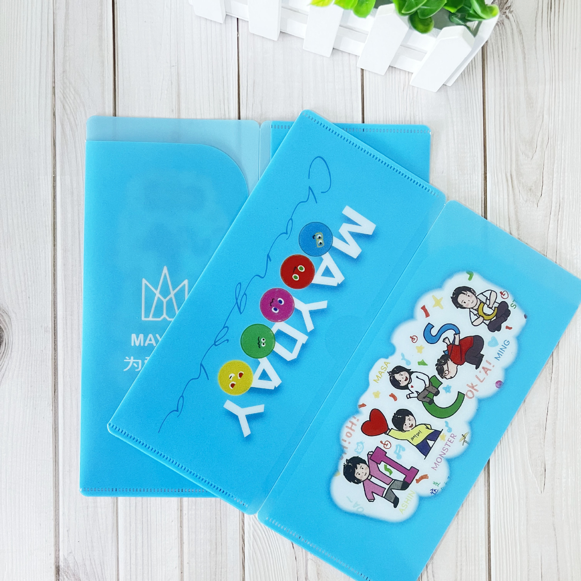 Customized Frosted Thickeneded Environmentally Friendly Pp Ticket Holder Concert Ticket Holder Can Be Printed with Logo