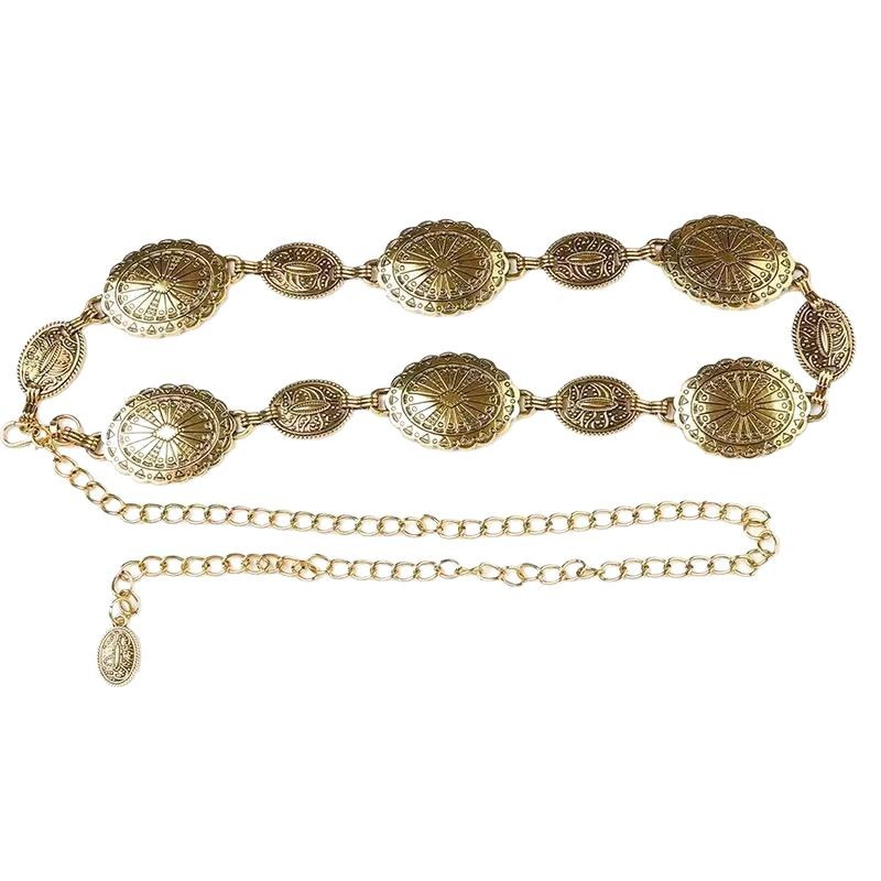 Vintage Waist Chain for Women, Niche Chain 2024 New Ethnic Style Accessory, Pants Chain, Dress Belt, High-End Feel for Women