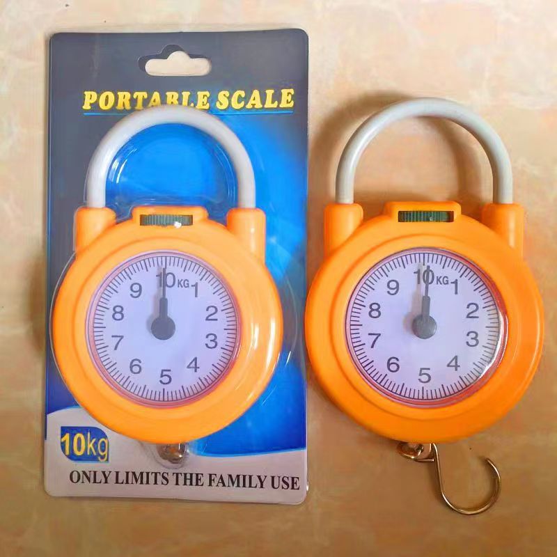 Manufacturer Wholesale Satchel Iron Hook Household Satchel Scale Mechanical Scale Fish Scale Express Scale Travel Spring Scale
