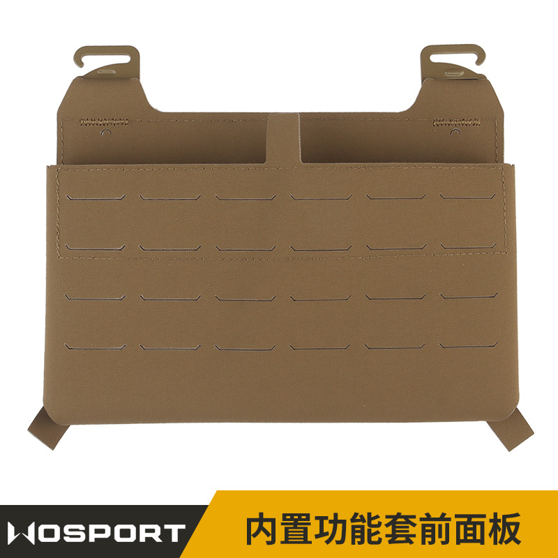 Тактический жилет Wosport с встроенной функцией, внешний карман для оборудования, совместимый с встроенной сумкой на велкро