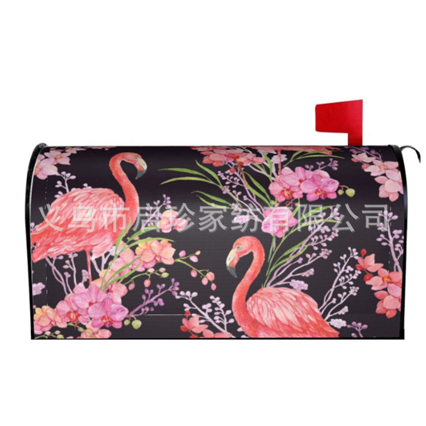 Cross-border Amazon Magnet Mailbox Cloth Printed Mailbox Cylinder Cover/Mailbox Cover Decorative Mailbox Magnetic Protection Cover