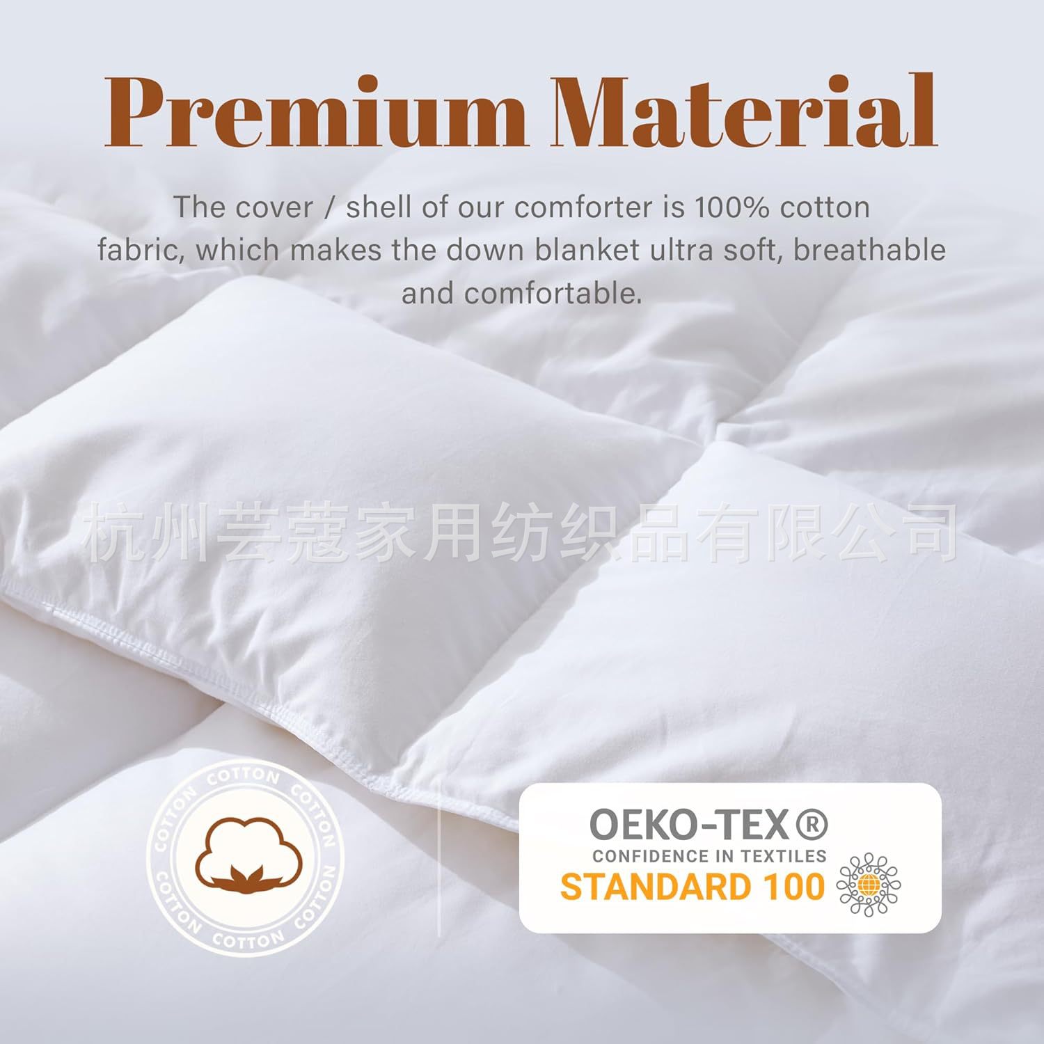 Four Seasons Feather Quilt White Single Bed down Quilt Core Amazon Luxury Hotel Bedding Cotton Quilt Quilt