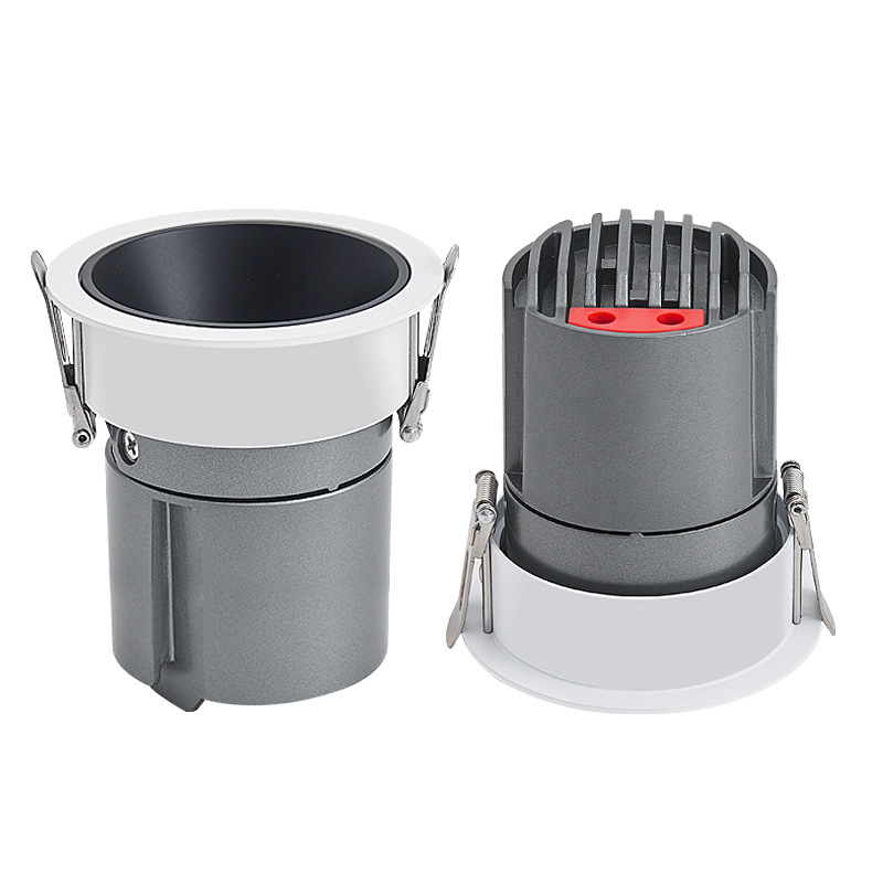 Full spectrum led spotlights embedded small hills home anti-glare hotel wall washing intelligent spotlights without main lights wholesale