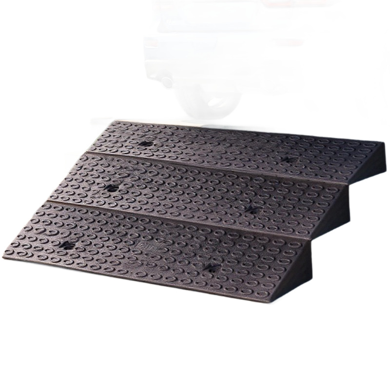 Rubber and Plastic Curb Ramp Road Steps Slope Pad Curb Car Threshold Uphill Pad Ramp Triangle Climbing Pad