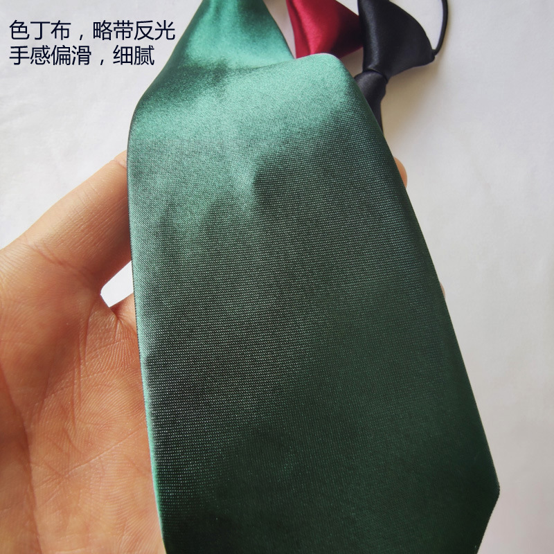 Manufacturer Wholesale Free Small Tie Solid Color One-Color Short Style Girls Cute Decorative Casual Uniform Accessories Pullover