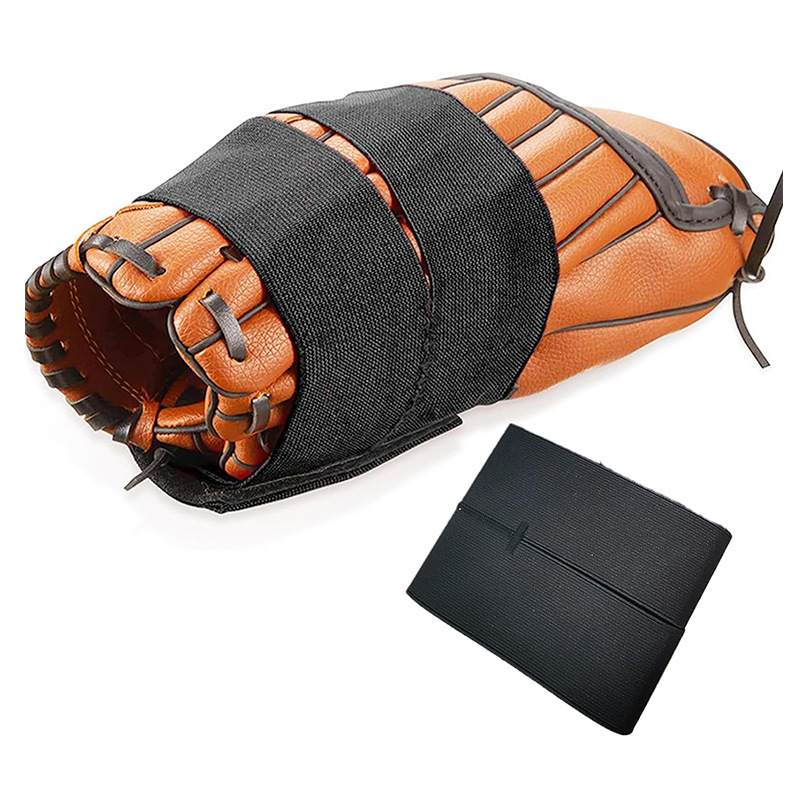 Amazon Hot Sale Black Baseball Glove Wrap with Baseball Softball Goalkeeper Glove Accessories Baseball Glove Belt