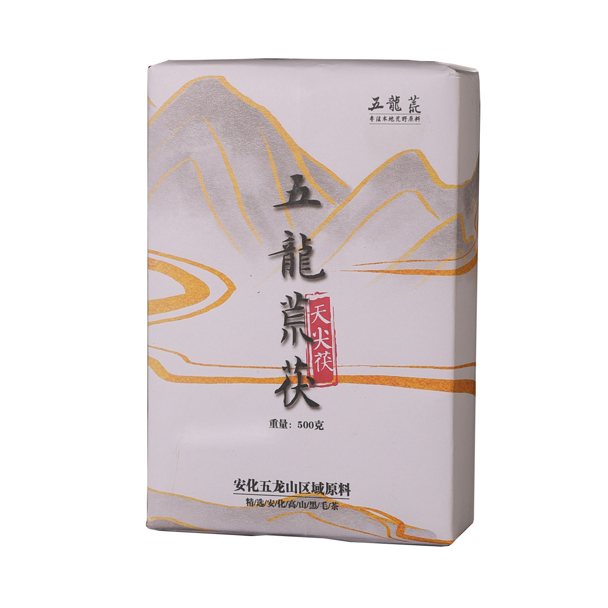 Black tea wholesale 500g 1 Jin Wulong wild fu tea Anhua black tea authentic golden flower black tea Tianjian raw material aged