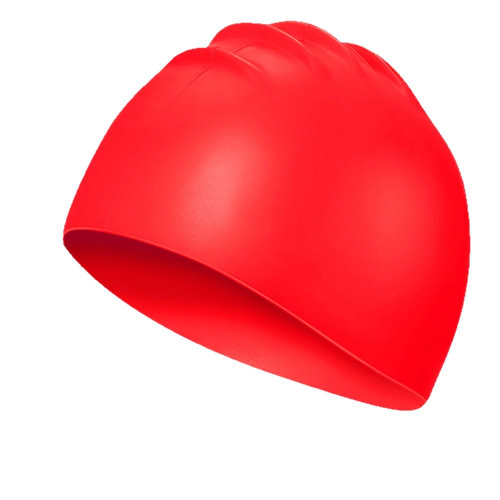 Hot sale unisex silicone swimming cap solid color high elastic breathable swimming cap waterproof non-slip head