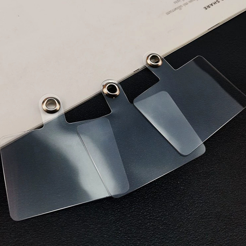Mobile Phone Gasket Mobile Phone Case Crossbody Lanyard Transparent PVC Patch Clip Fixed Film Back Sticker Custom Wholesale