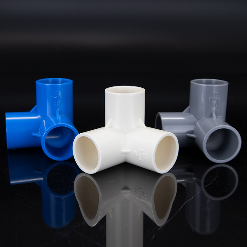 Wholesale 4 points 6 points 1 inch three-dimensional three-way four-way five-way six-way pipe fittings PVC water supply pipe fittings