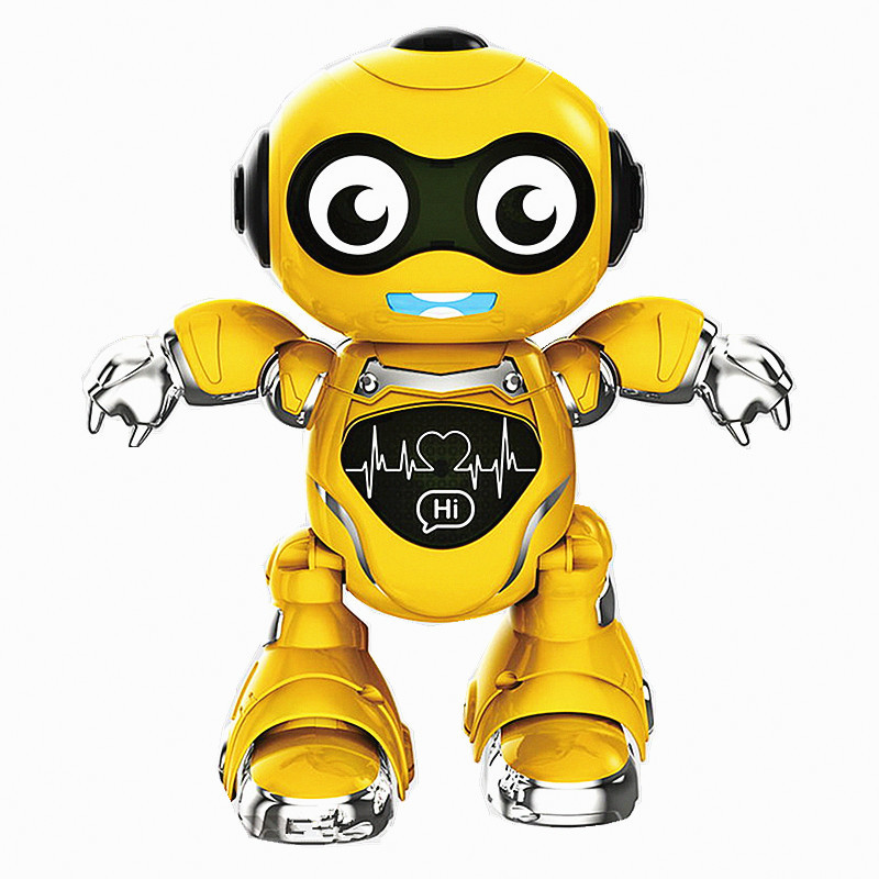 Foreign Trade New Product Early Education Intelligent Lighting Robot Electric Infrared Sensor Children's Remote Control Intelligent Programming Toy