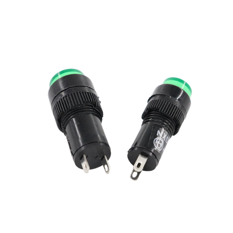 Small Plastic Shell Signal Indicator Nxd-215/211/212 Opening 8Mm/10Mm/12Mm Red, Green and Yellow 24V