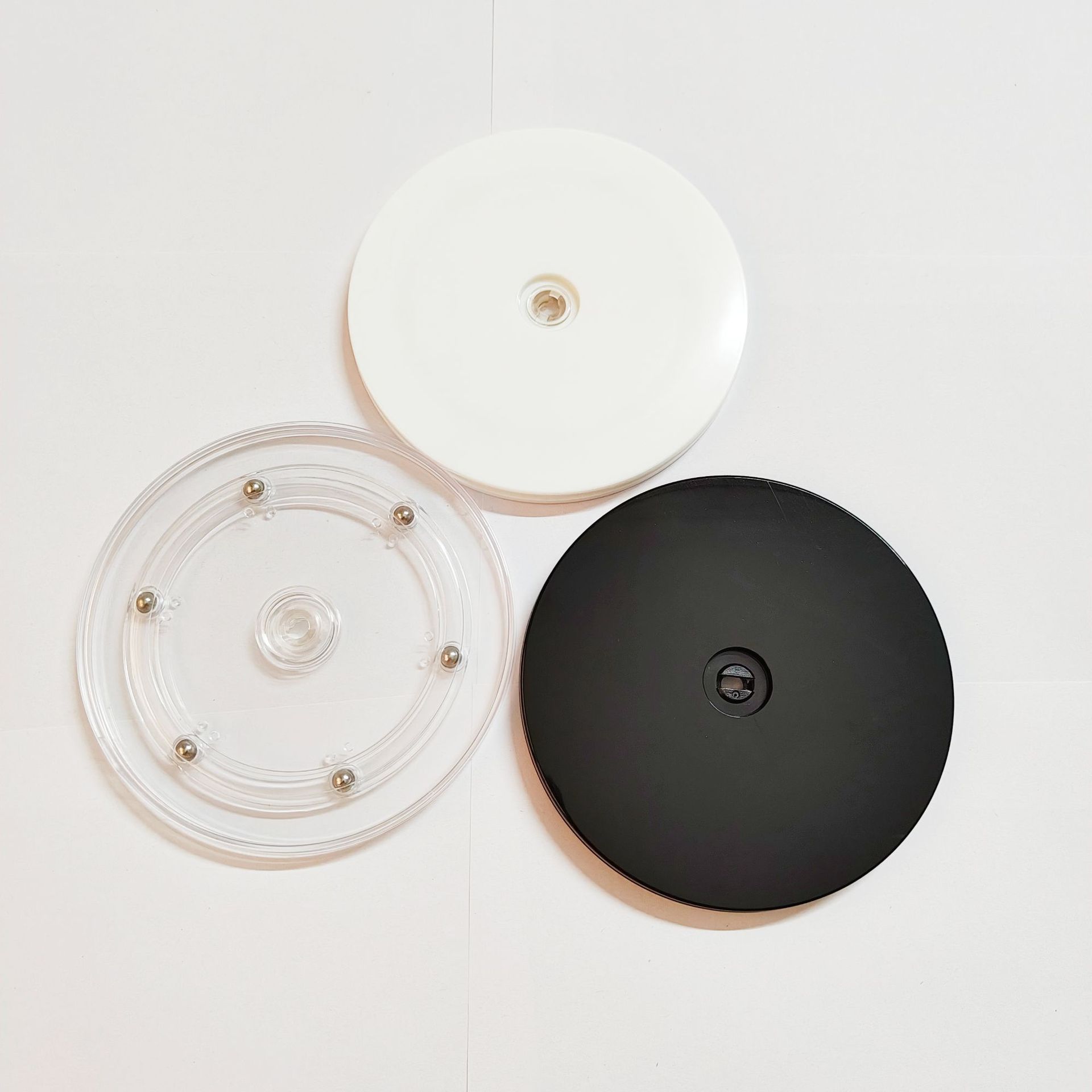 Hatai transparent plastic turntable display rotating disc rotating base turntable ps turntable acrylic turntable