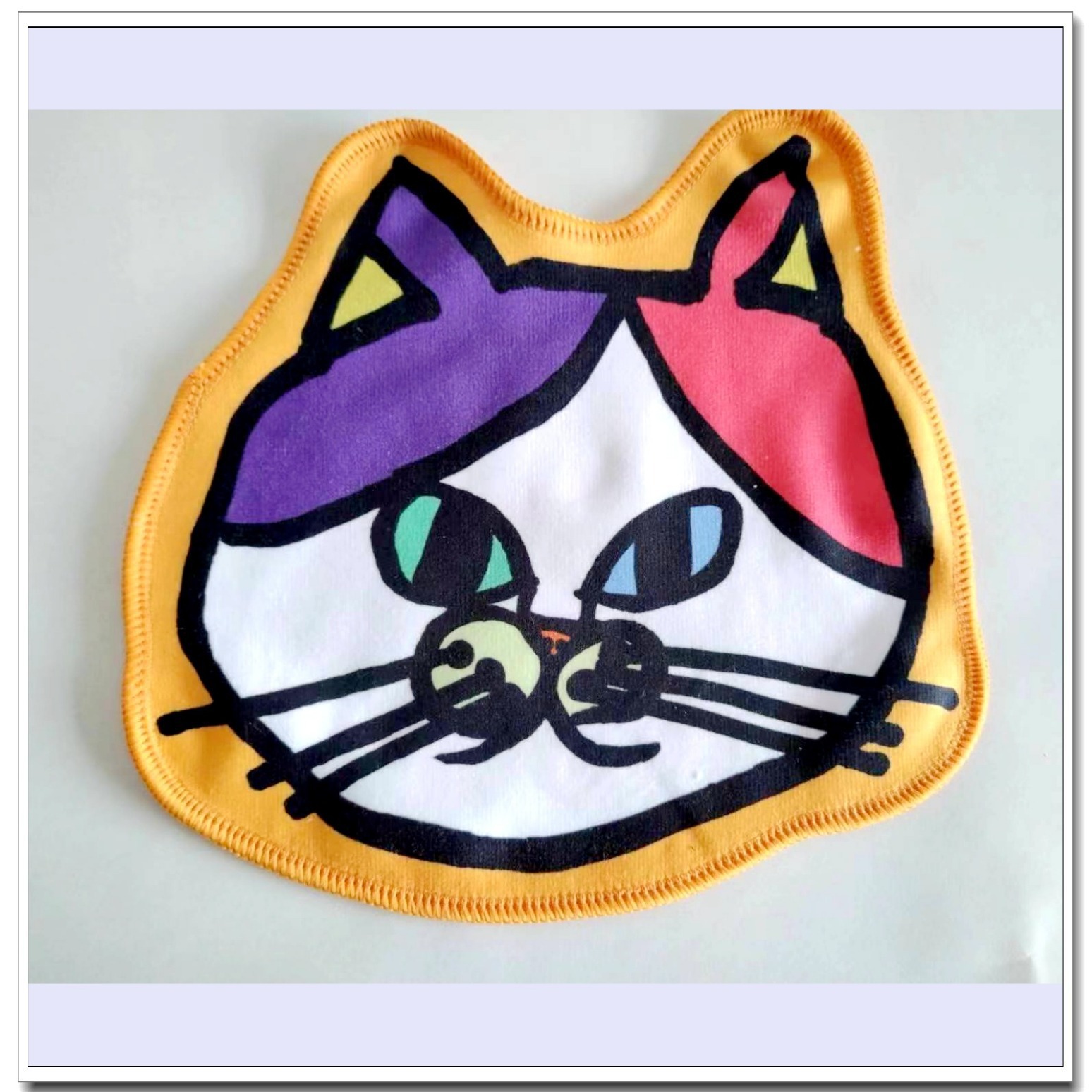 Digital Full-Print Hand Towel Customized Microfiber Special-Shaped Cartoon Small Square Towel Anime Kidsren's Hand Towel