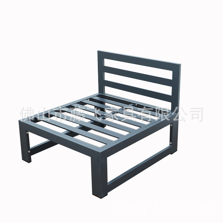 Tengfei Furniture Outdoor Garden Furniture Villa Simple Exposed Tube Disassembly and Assembly Aluminum Sofa Cross-Border Aluminum Outdoor Sofa