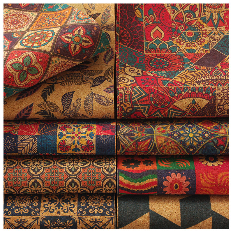 Cork oak cloth fine particle seamless pattern delicate handmade DIY leather fabric 45*30cm