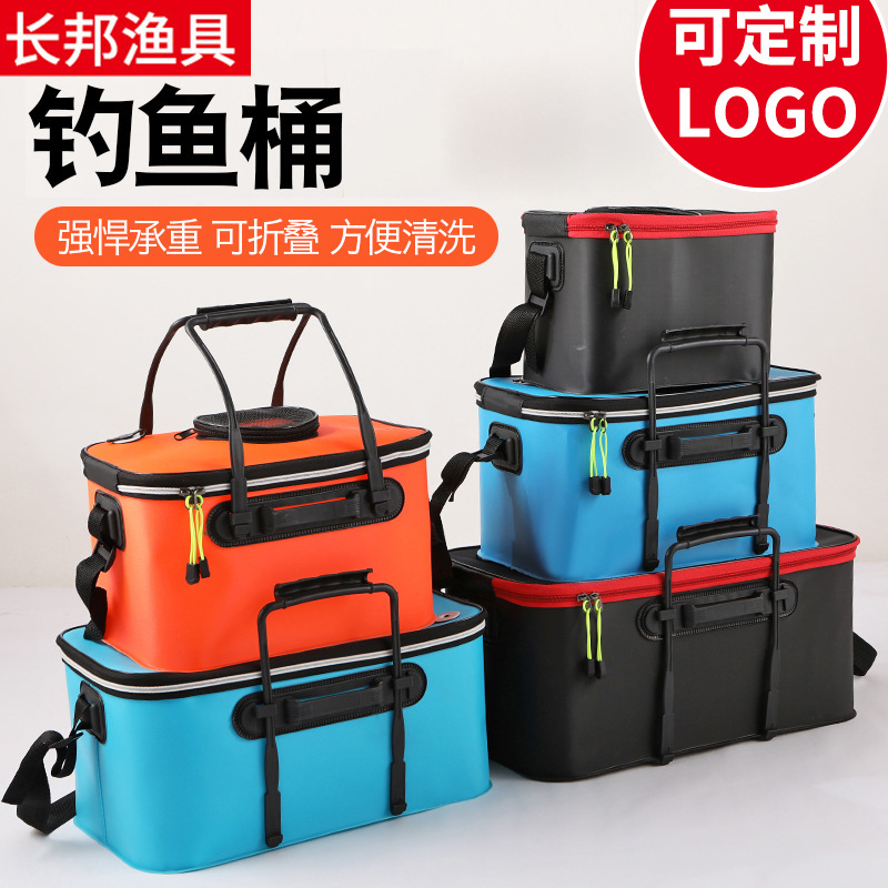 Складное ведро для рыбы EVA 30-70см с сеткой против прыжков ведро для живой рыбы кислородный насос ведро для рыбалки большого объема оптовая продажа