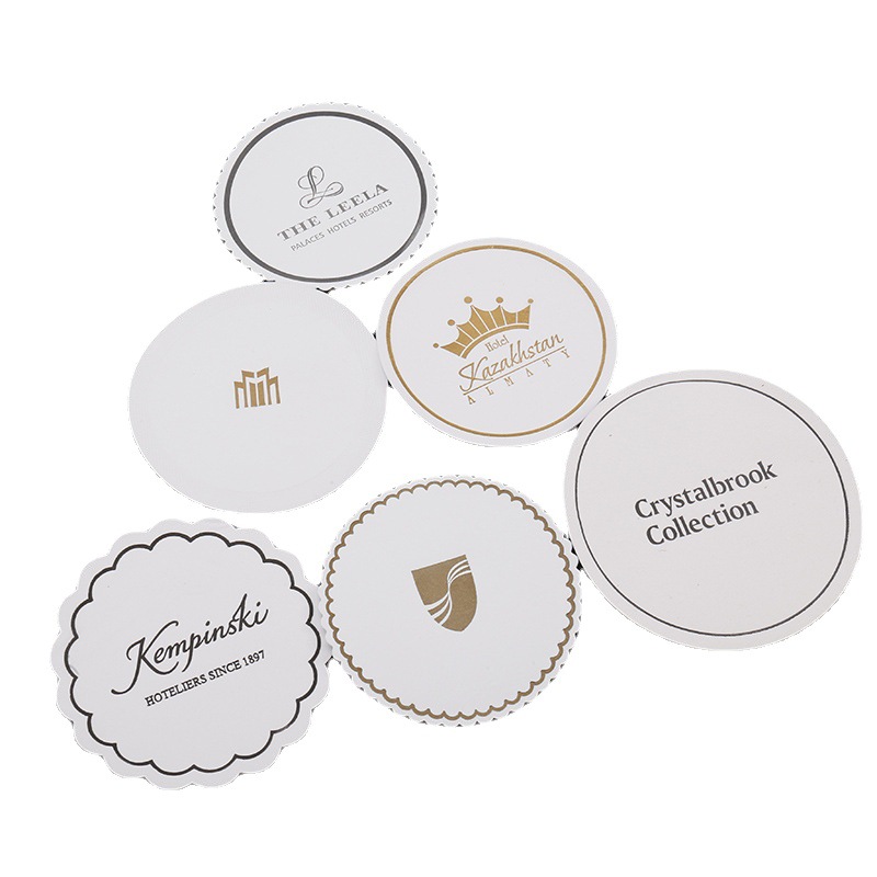 Coffee Blank Disposable Coaster Paper Absorbent Coaster Hotel Hotel Bar Tea Paper Coaster Square Coaster